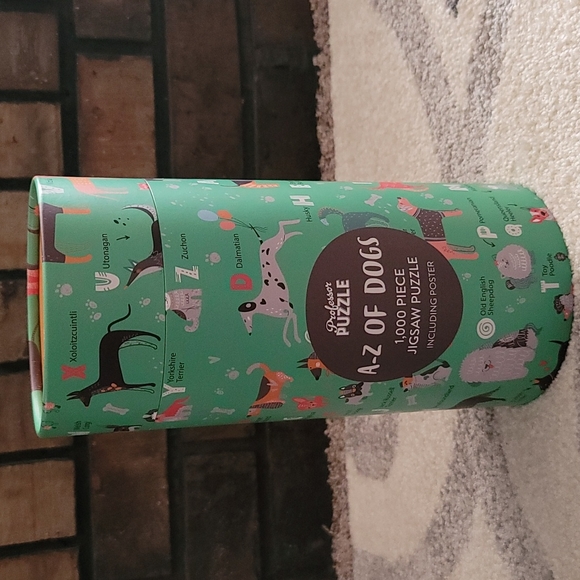 Professor Puzzle Other - 1000 pc jigsaw puzzle A-Z Dogs